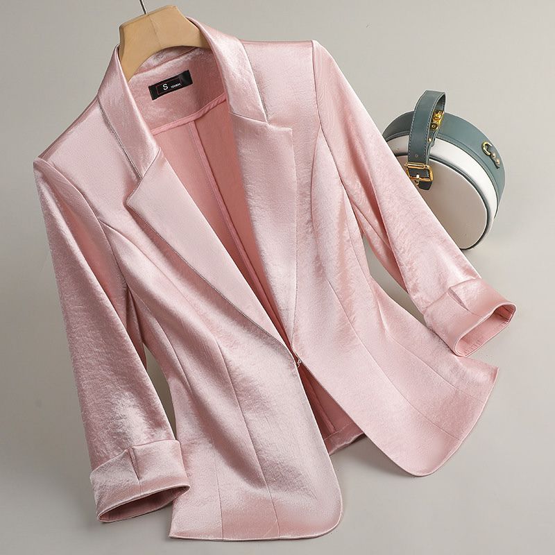 Lana Serena Elegant Satin Blazer