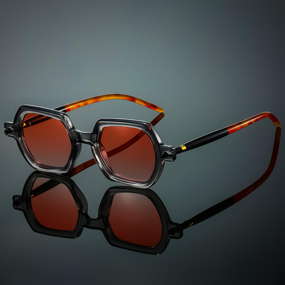 Asante Geometric Retro Shades