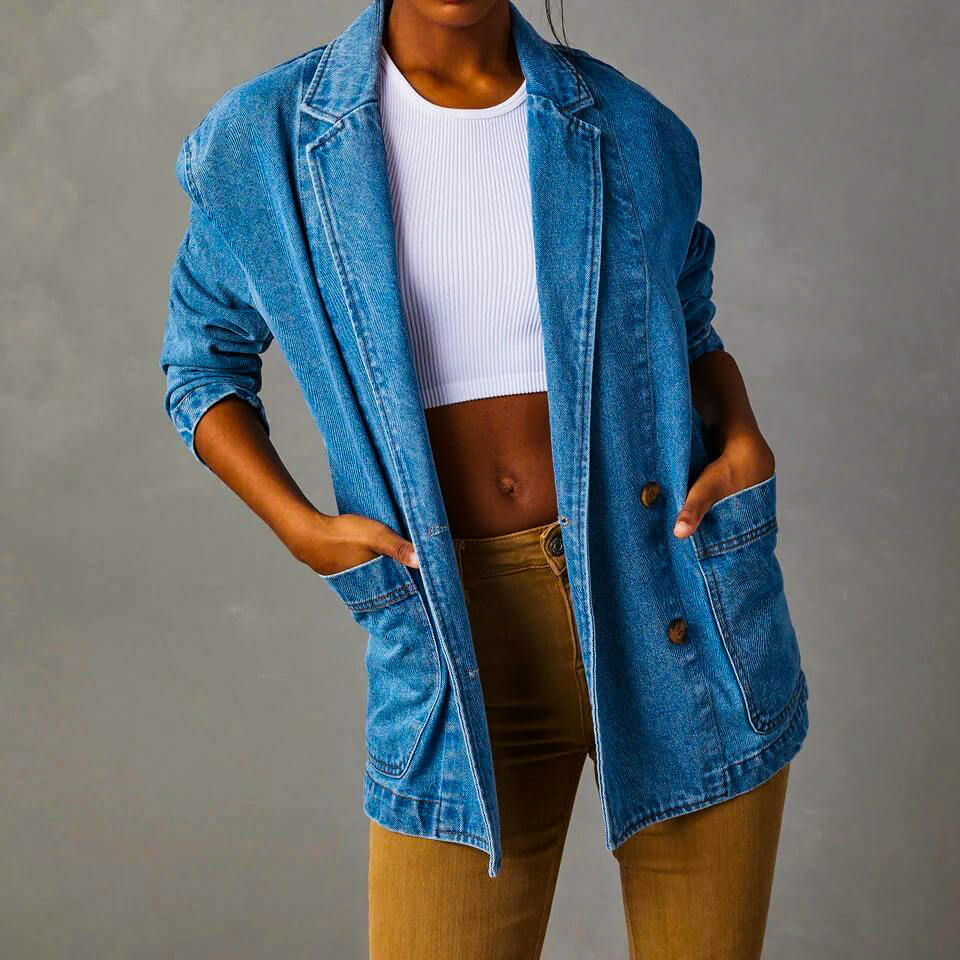 Sloane Premium Denim Blazer