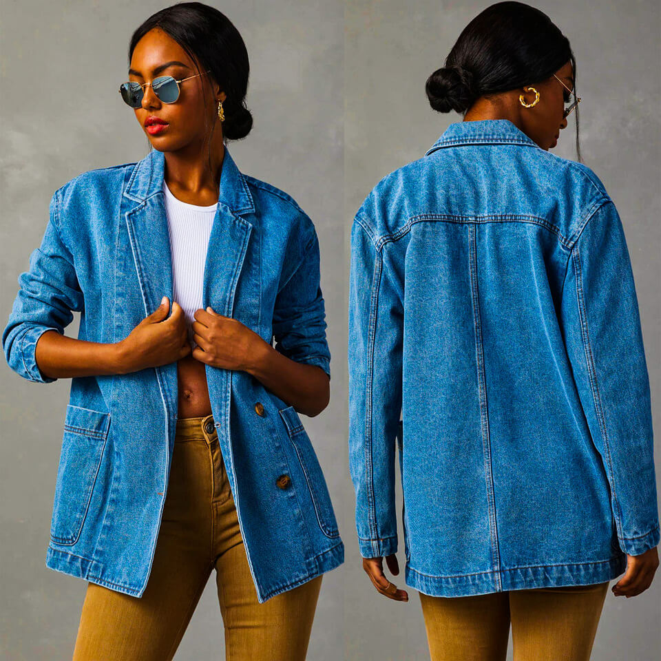 Sloane Premium Denim Blazer
