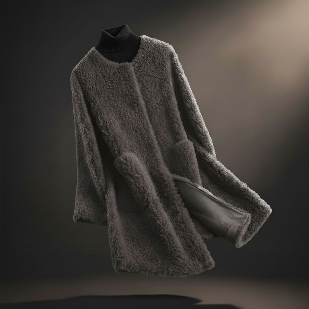 Sophia Couture Shearling Coat