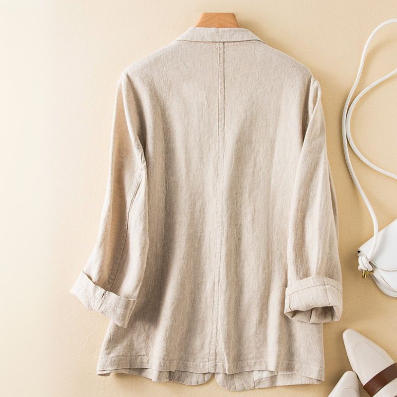 Vivienne Prestige Cotton-Linen Blazer