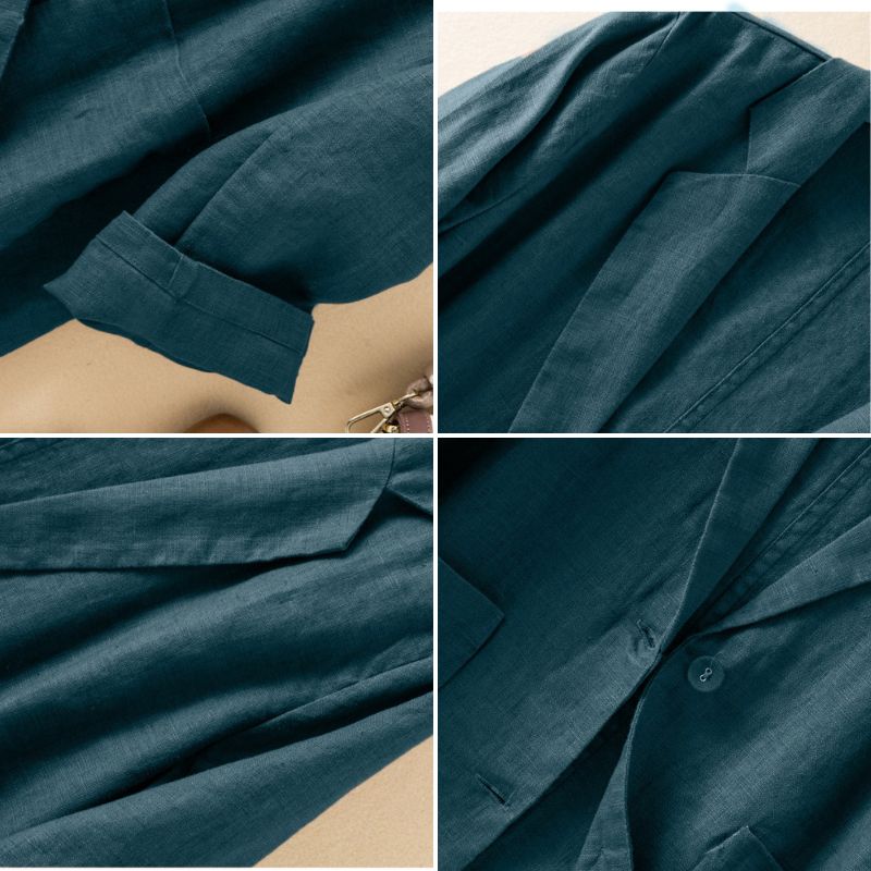 Vivienne Prestige Cotton-Linen Blazer