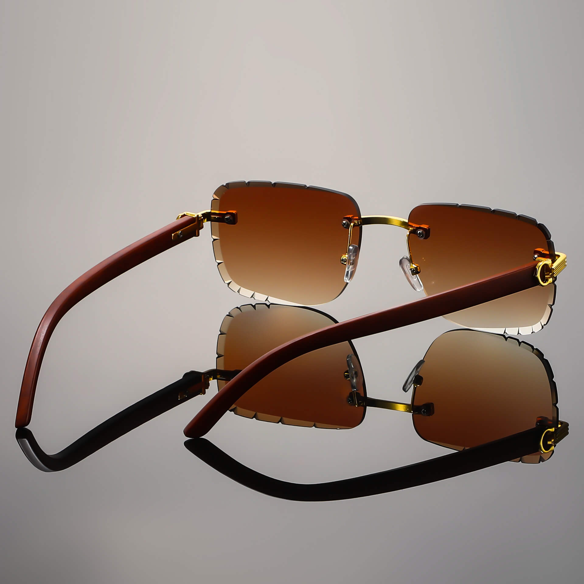 Napoli Rimless Retro Shades