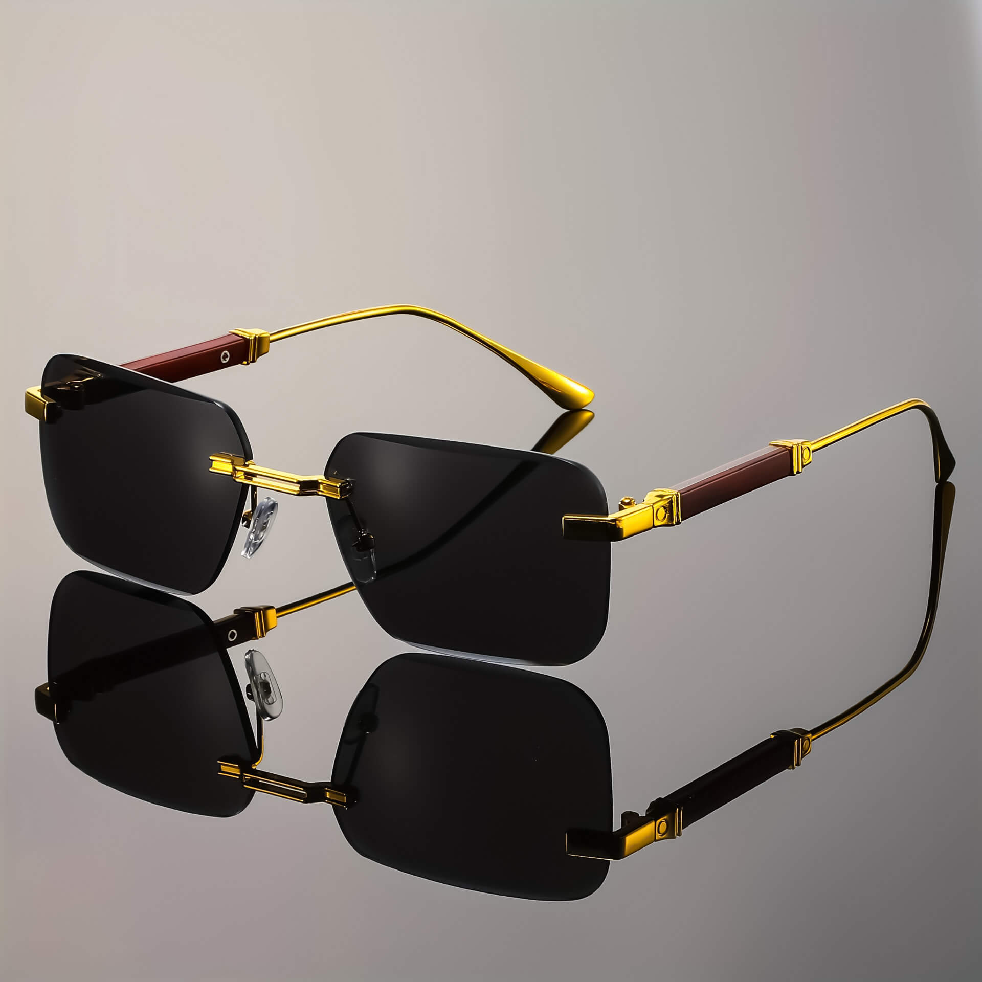 Bruno Valenci Rimless Shades
