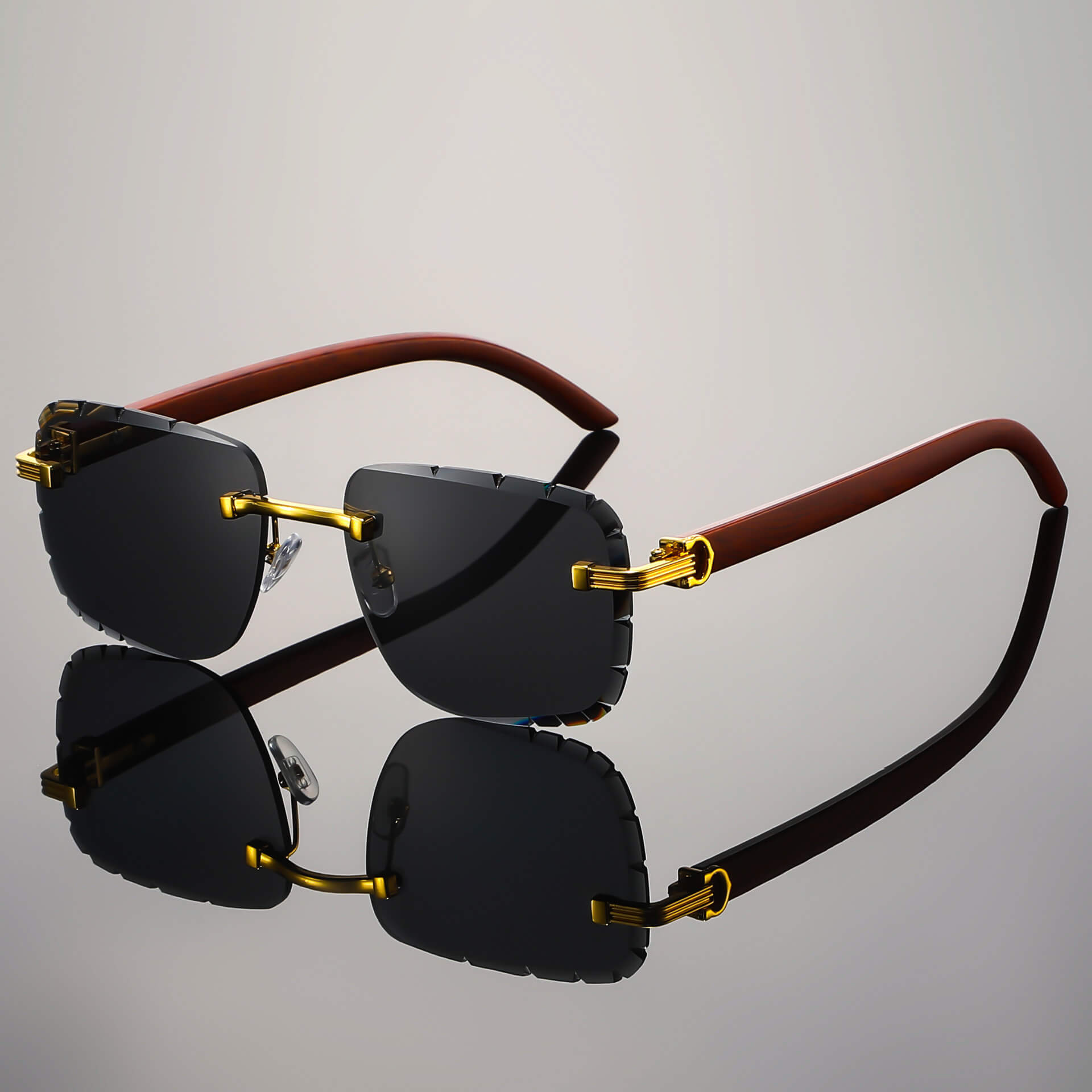 Napoli Rimless Retro Shades