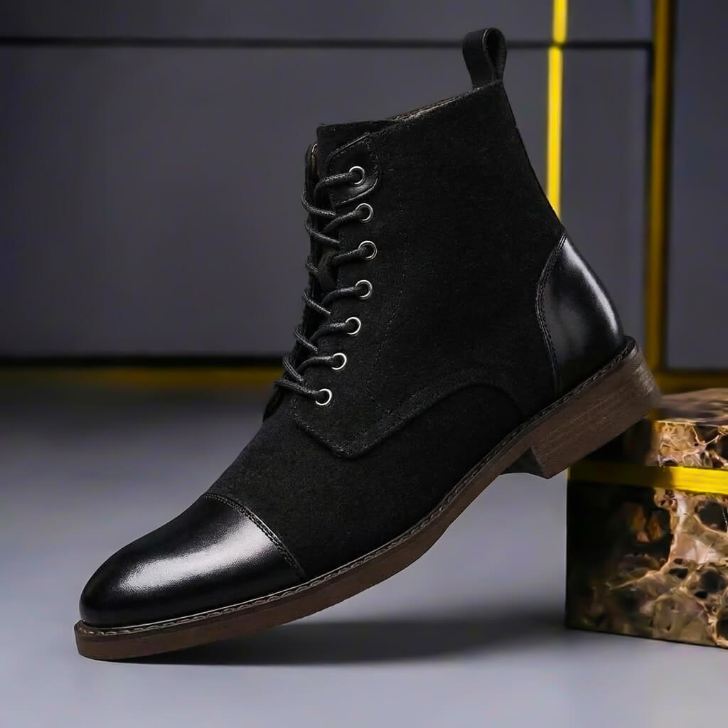 Fletcher Prestige Leather Wool Boots