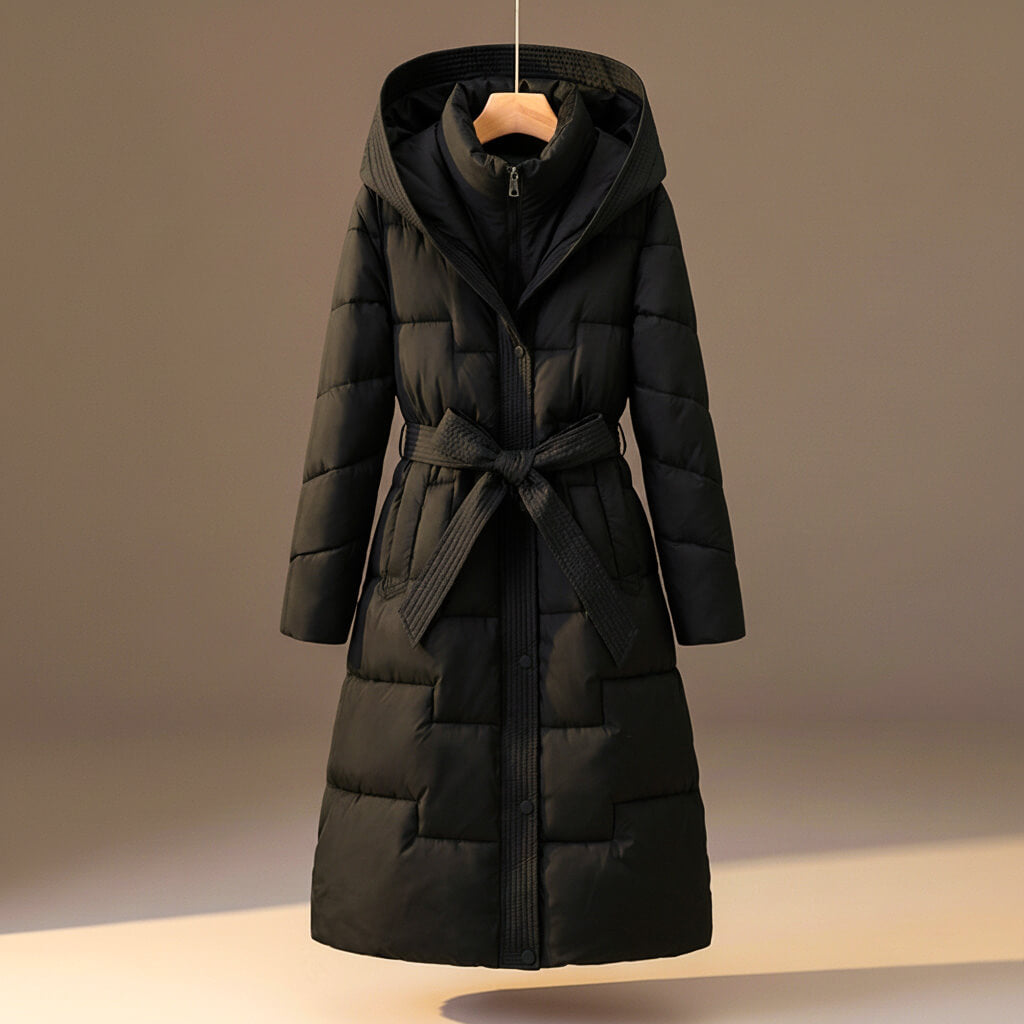 Anastasia Quilted Hooded Coat