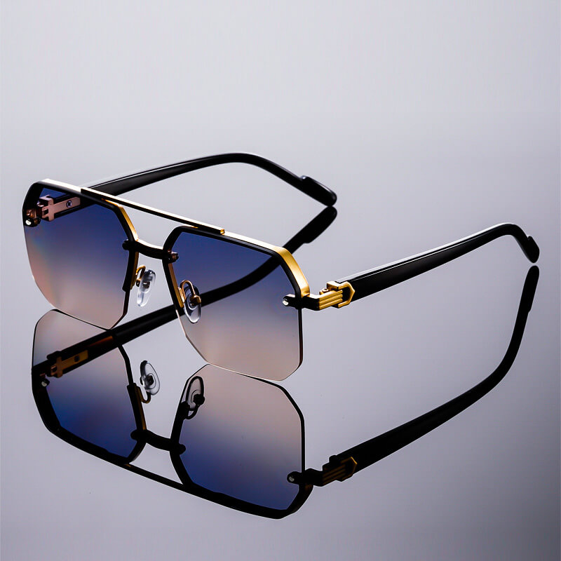 Milano Semi-Rimless Vintage Shades
