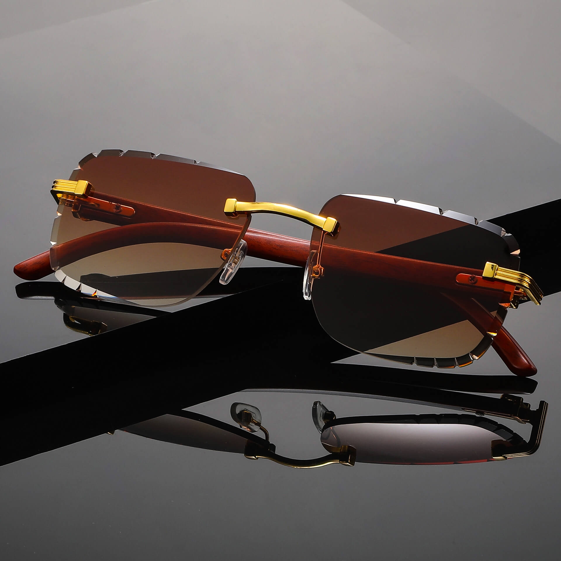Napoli Rimless Retro Shades