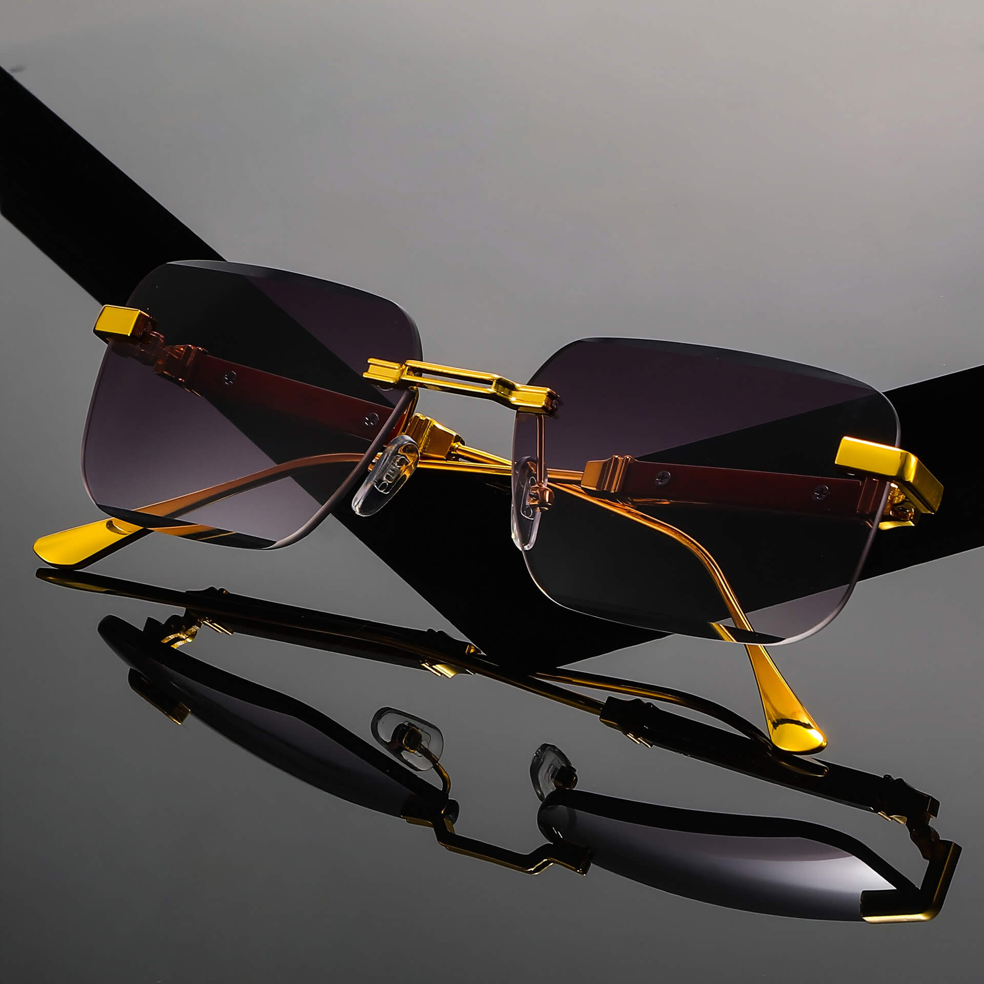 Bruno Valenci Rimless Shades