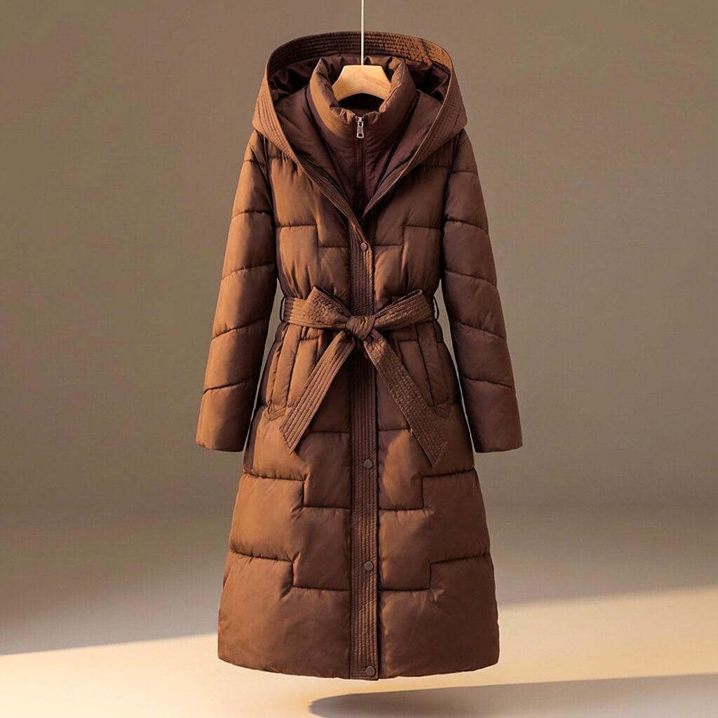 Anastasia Quilted Hooded Coat