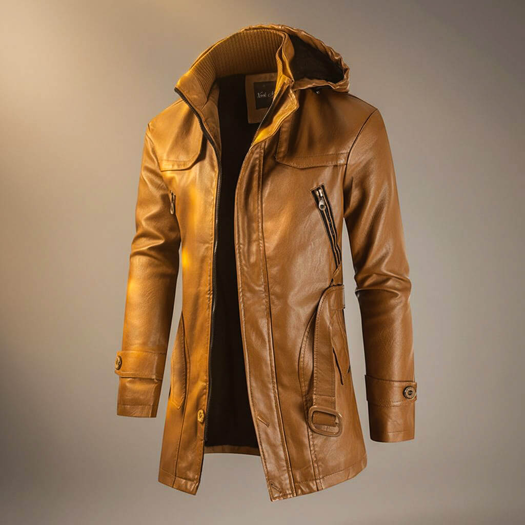 Marvin Legacy Hooded Leather Jacket