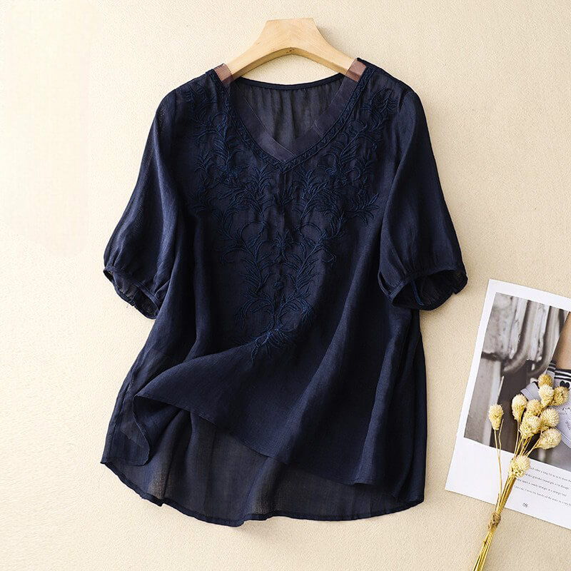 Daisy Cotton-Linen Shirt