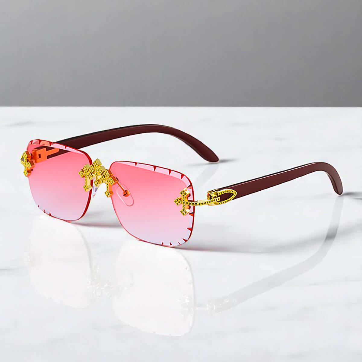 Imperium Rimless Retro Shades