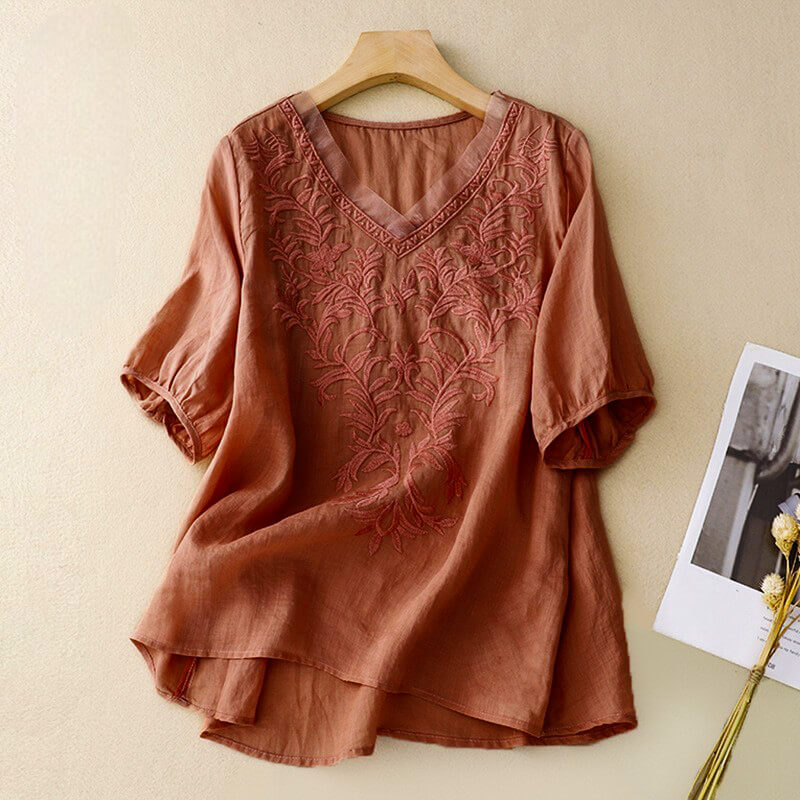 Daisy Cotton-Linen Shirt