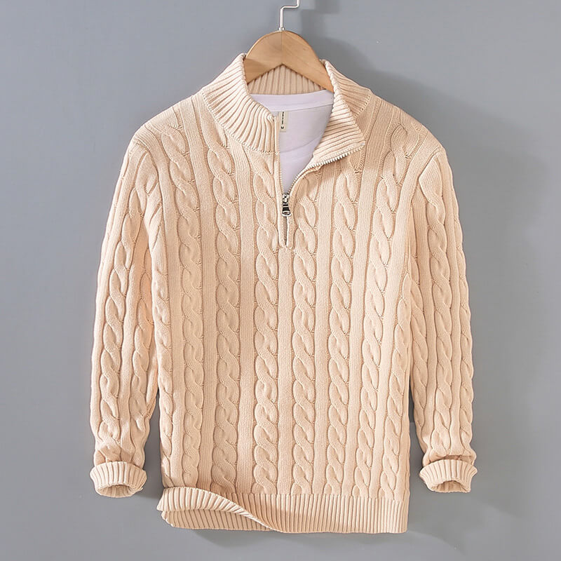 Henry Prestige Cable Knit Sweater