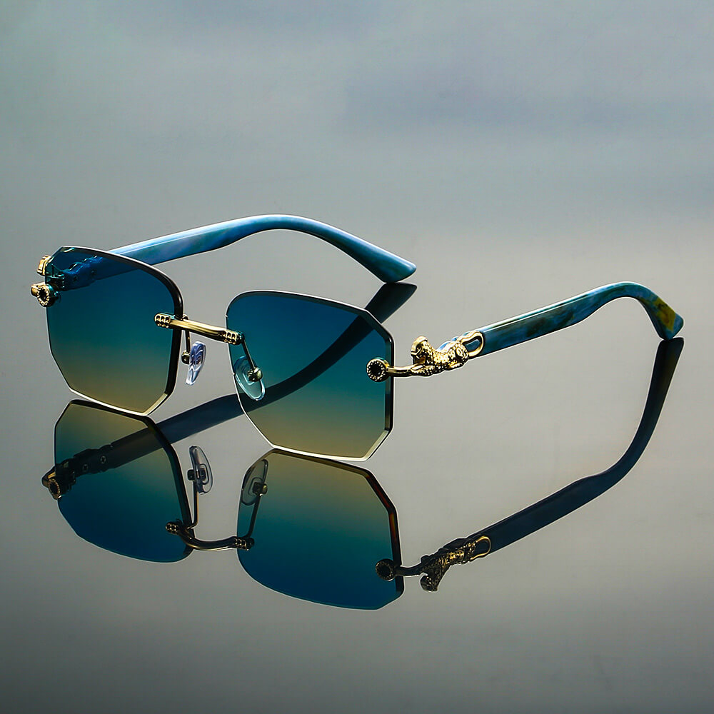 Logan Retro Rimless Shades