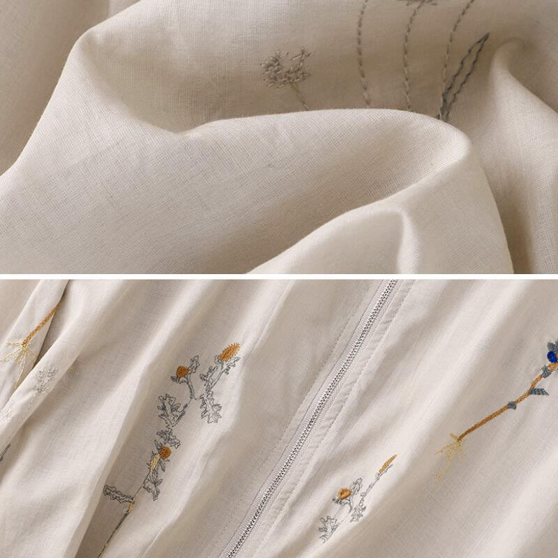 Arlette Couture Cotton-Linen Jacket