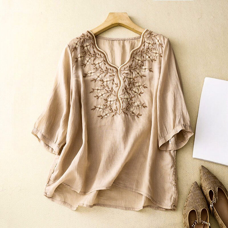 Iris Cotton-Linen Shirt