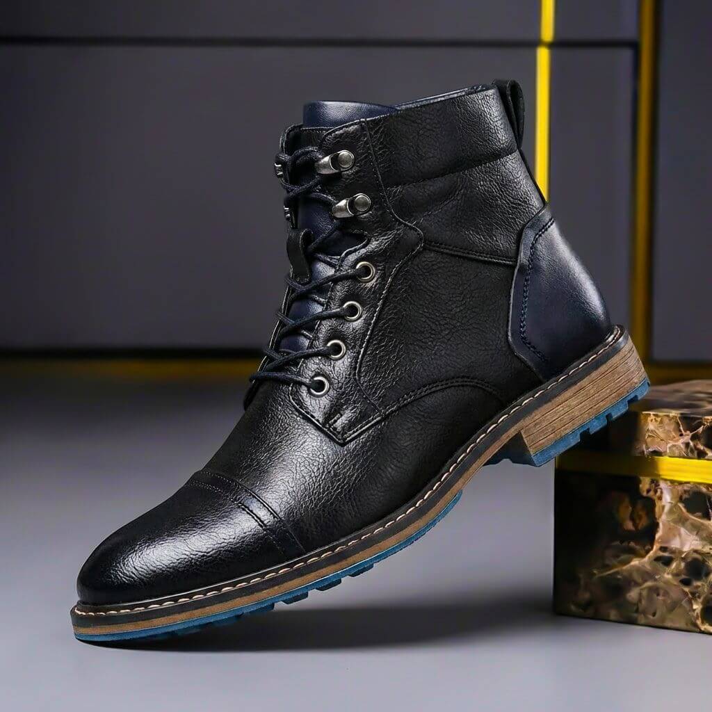 Jake Two-Tone Leather Boots