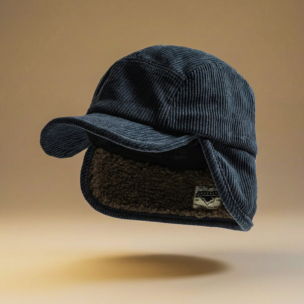 Casey Corduroy Earflap Cap