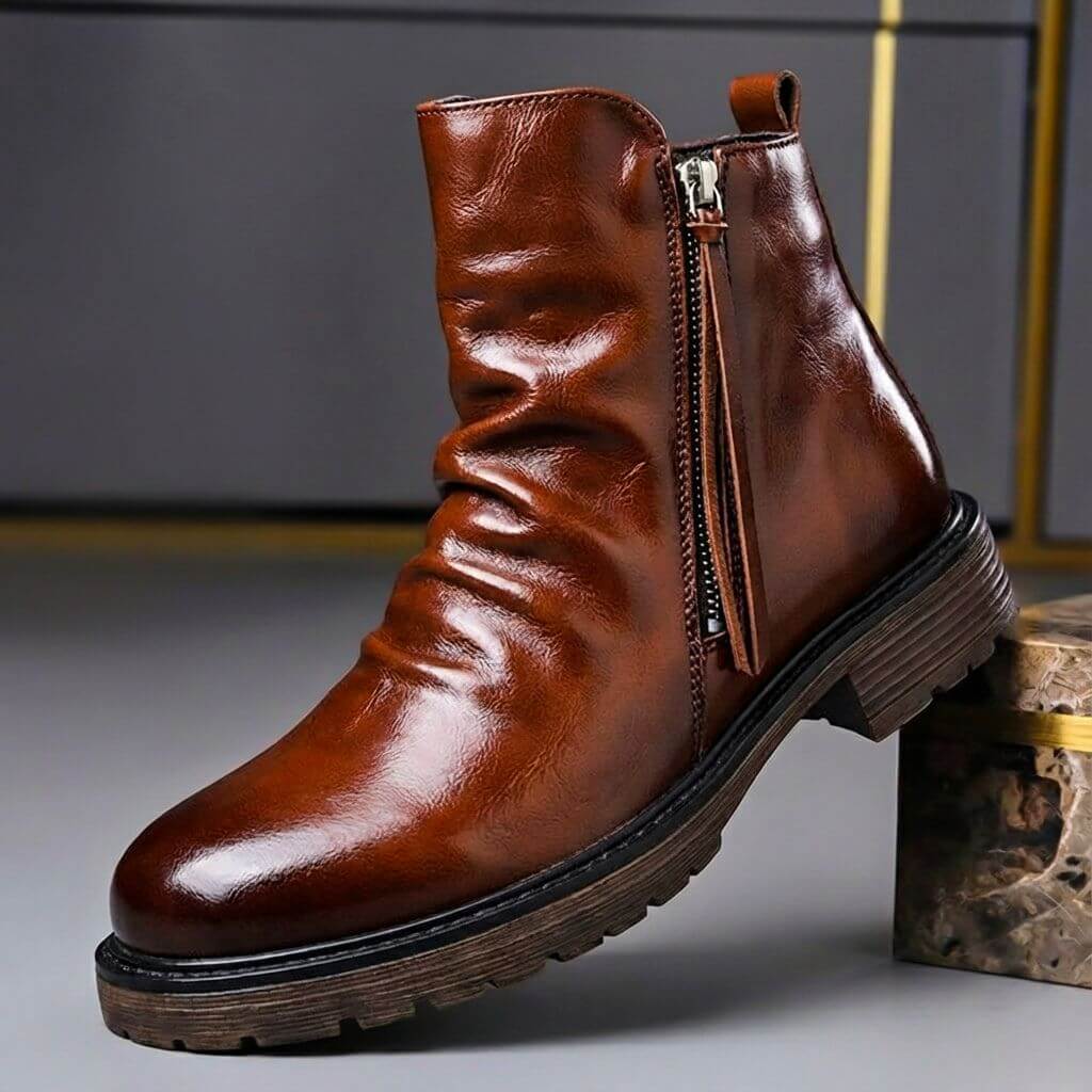 Walter Italian Leather Boots