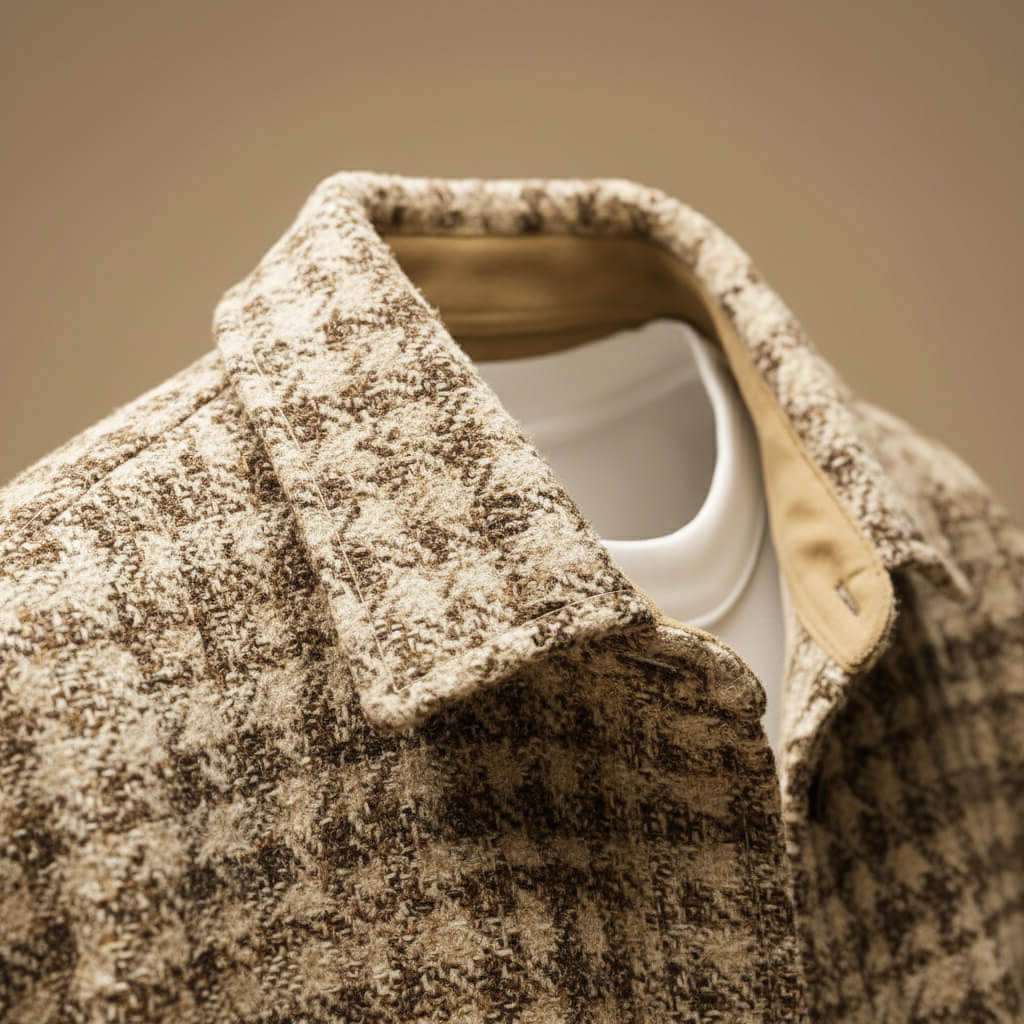 James Houndstooth Wool Jacket