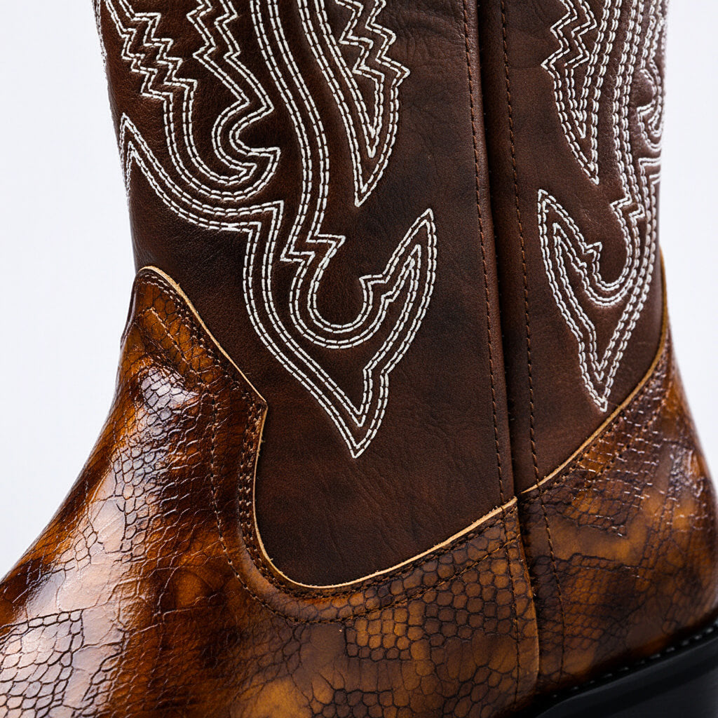 Edmund Prestige Leather Boots