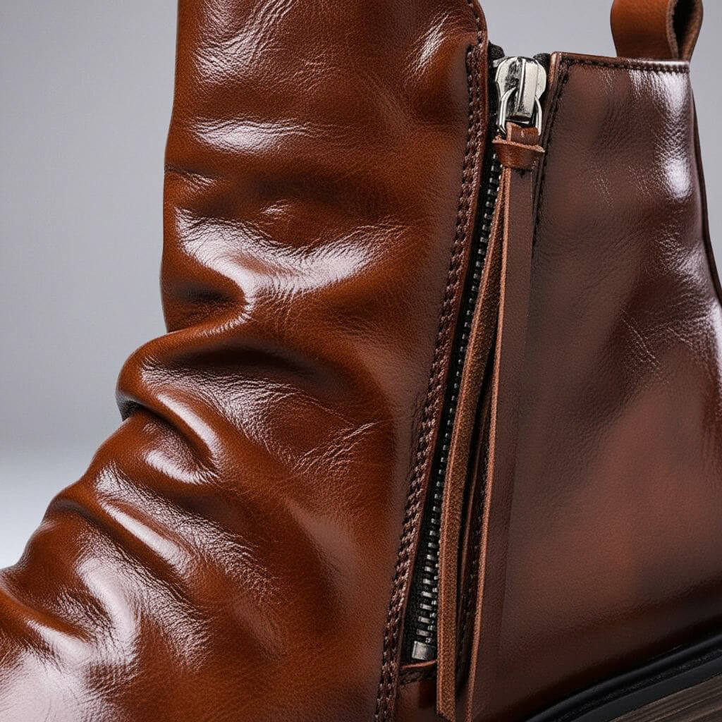 Walter Italian Leather Boots