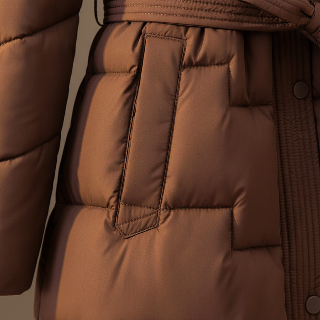 Anastasia Quilted Hooded Coat