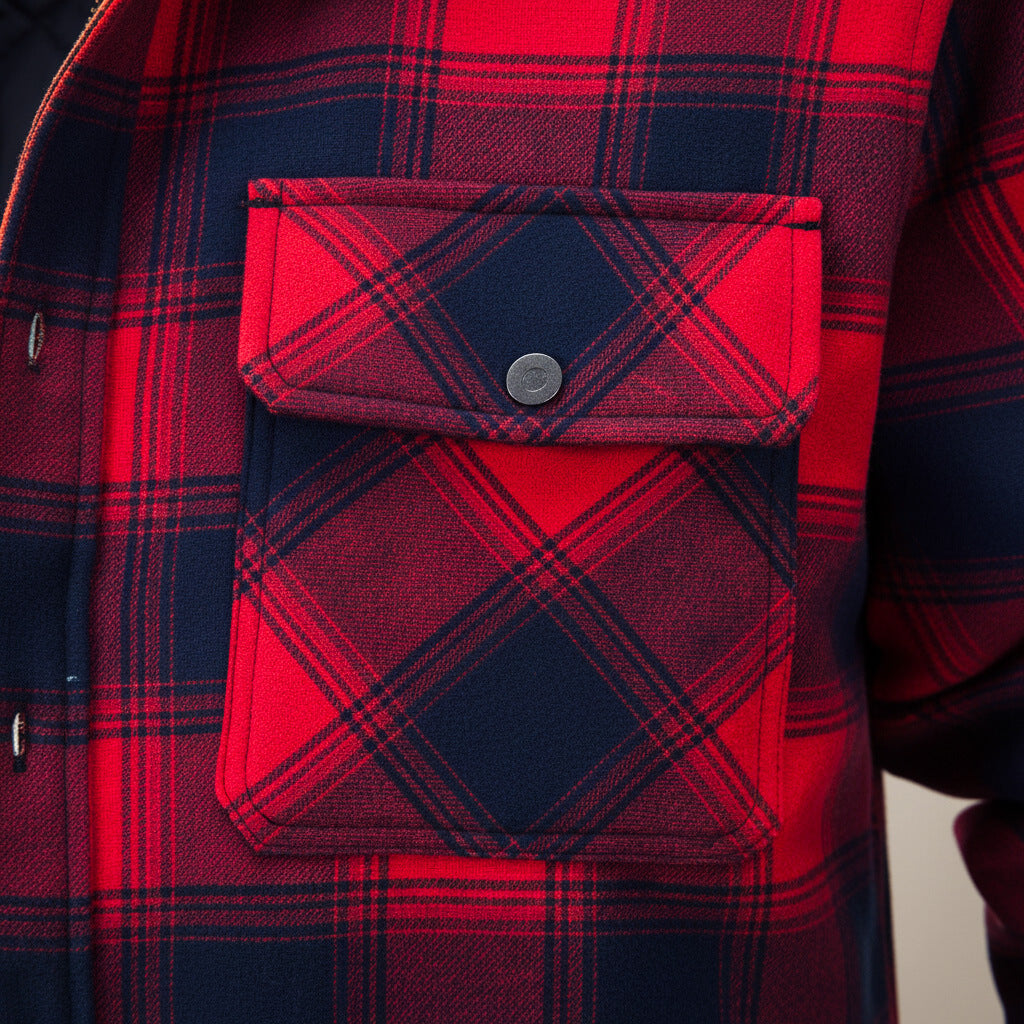 Sawyer Hooded Plaid Jacket