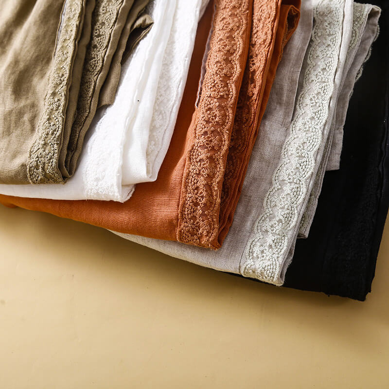 Laura Cotton-Linen Pants