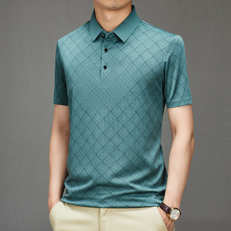 Adrian Jacquard Polo Shirt