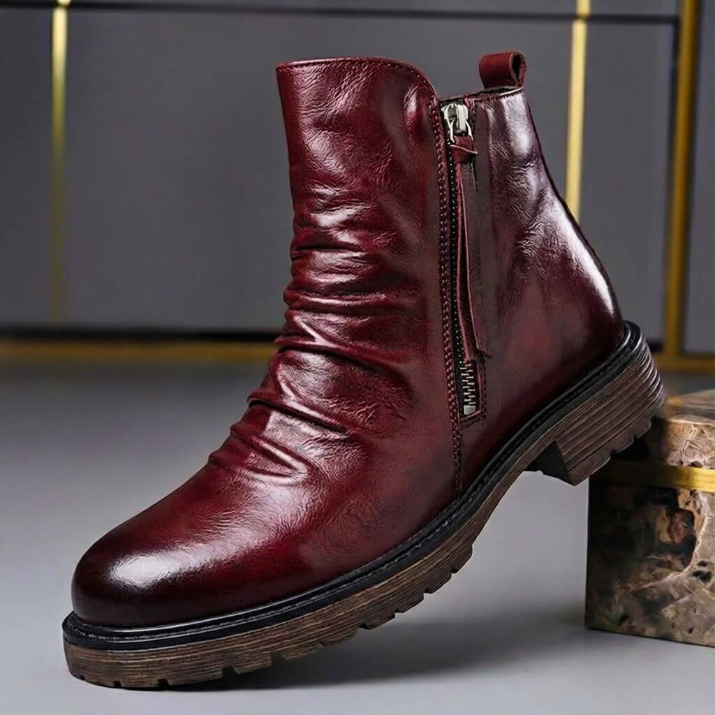 Walter Italian Leather Boots