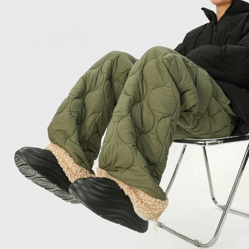Austin Shearling Quilted Pants