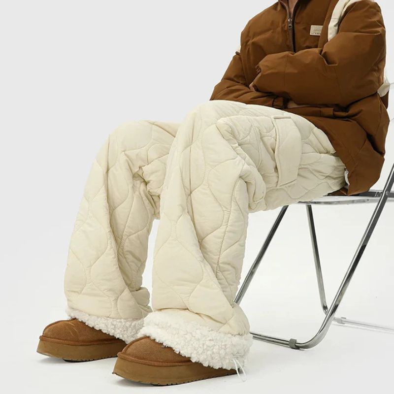 Austin Shearling Quilted Pants