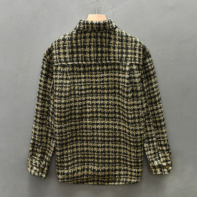 James Houndstooth Wool Jacket