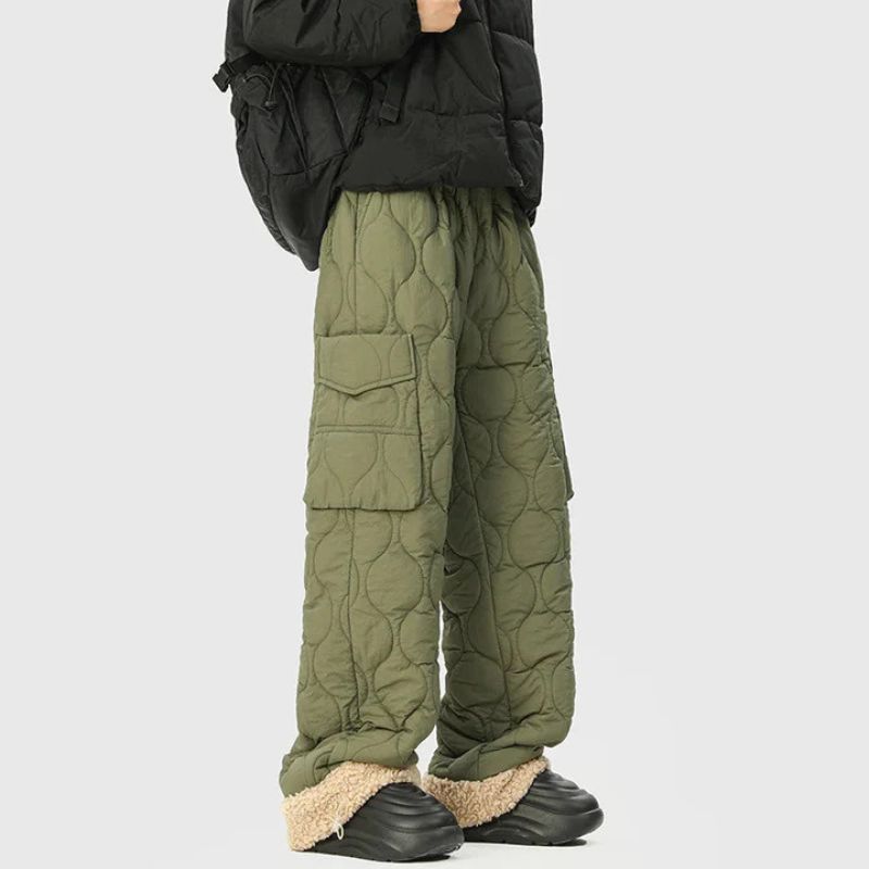 Austin Shearling Quilted Pants