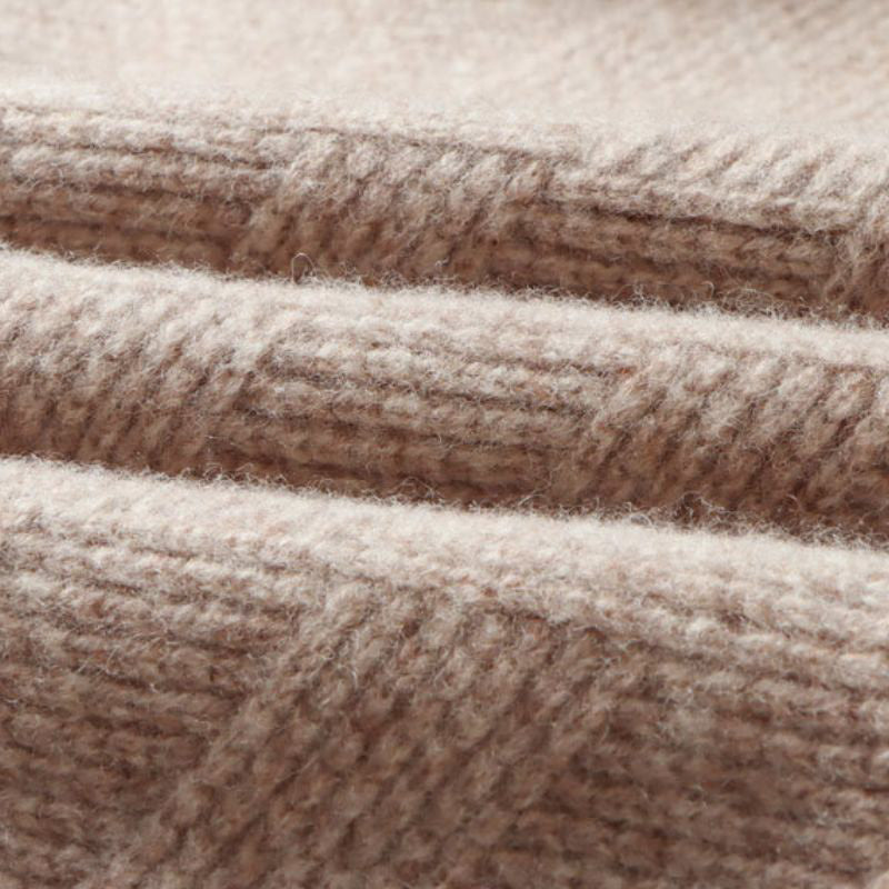 Giovanni Jacquard Cashmere Sweater