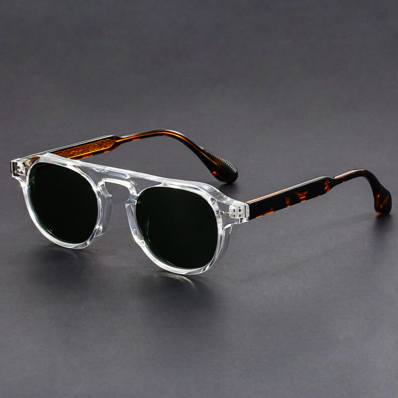 Riccardo Vintage Oval Sunglasses