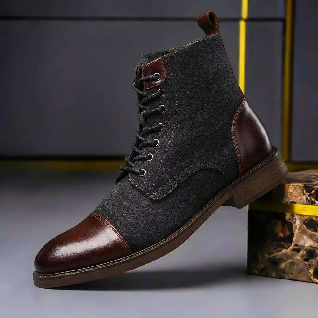 Fletcher Prestige Leather Wool Boots