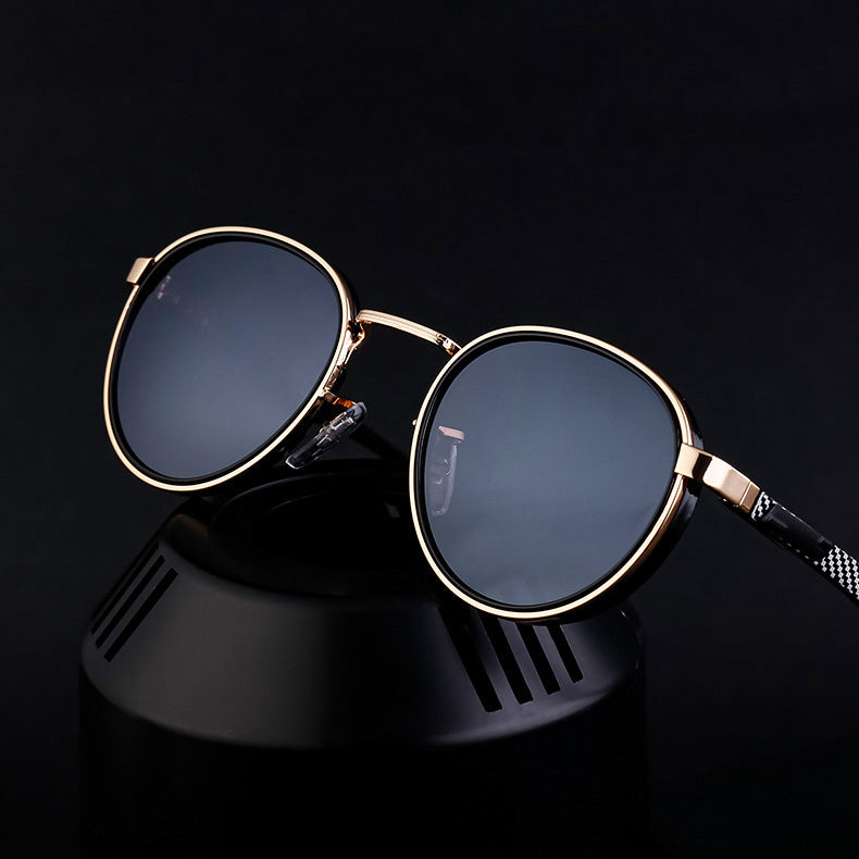 Tommaso Vintage Oval Sunglasses