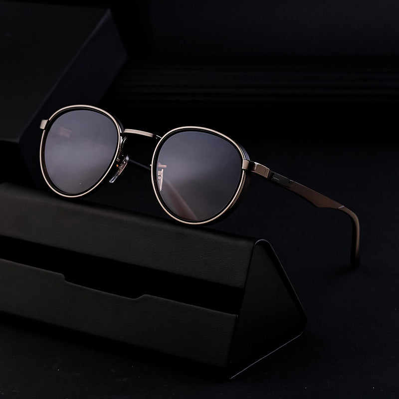 Tommaso Vintage Oval Sunglasses