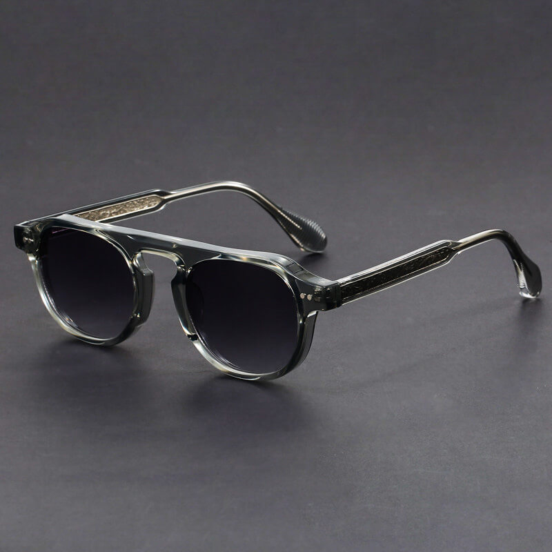 Riccardo Vintage Oval Sunglasses