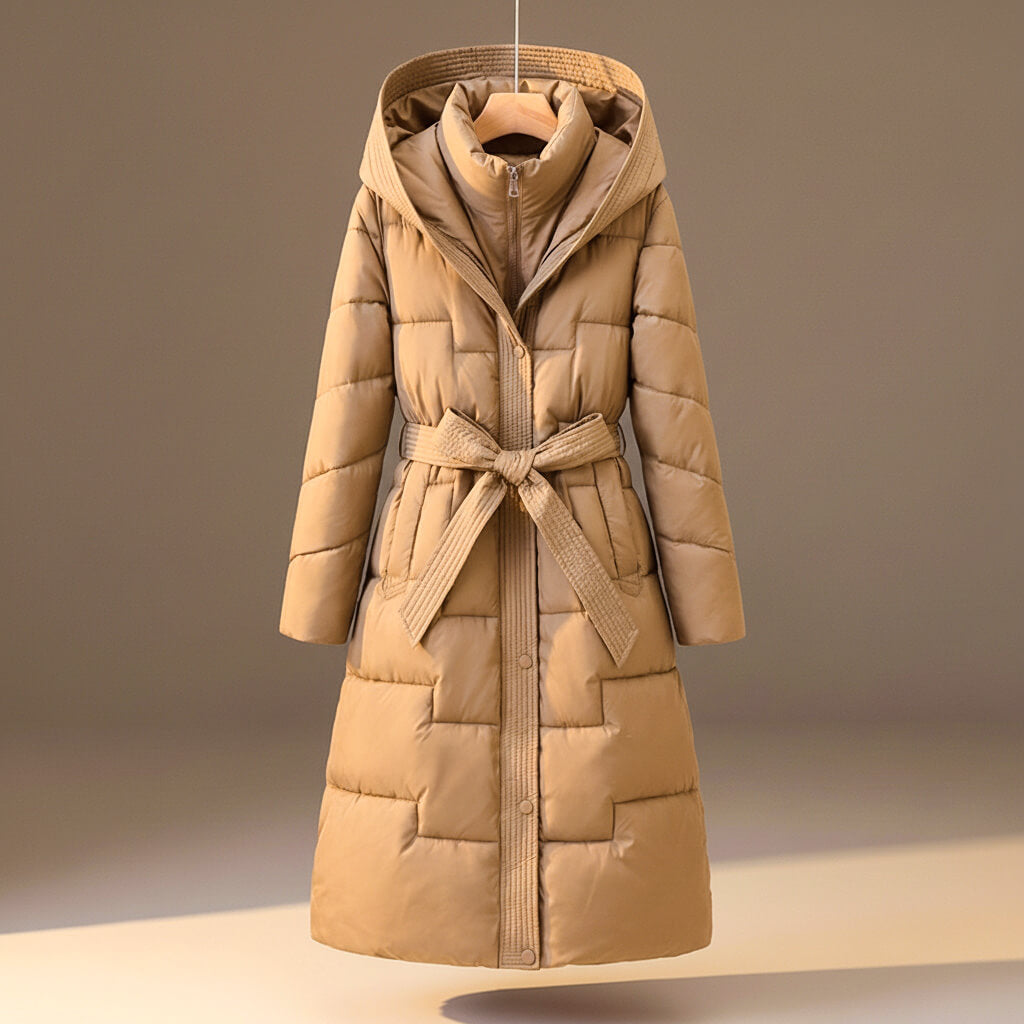 Anastasia Quilted Hooded Coat