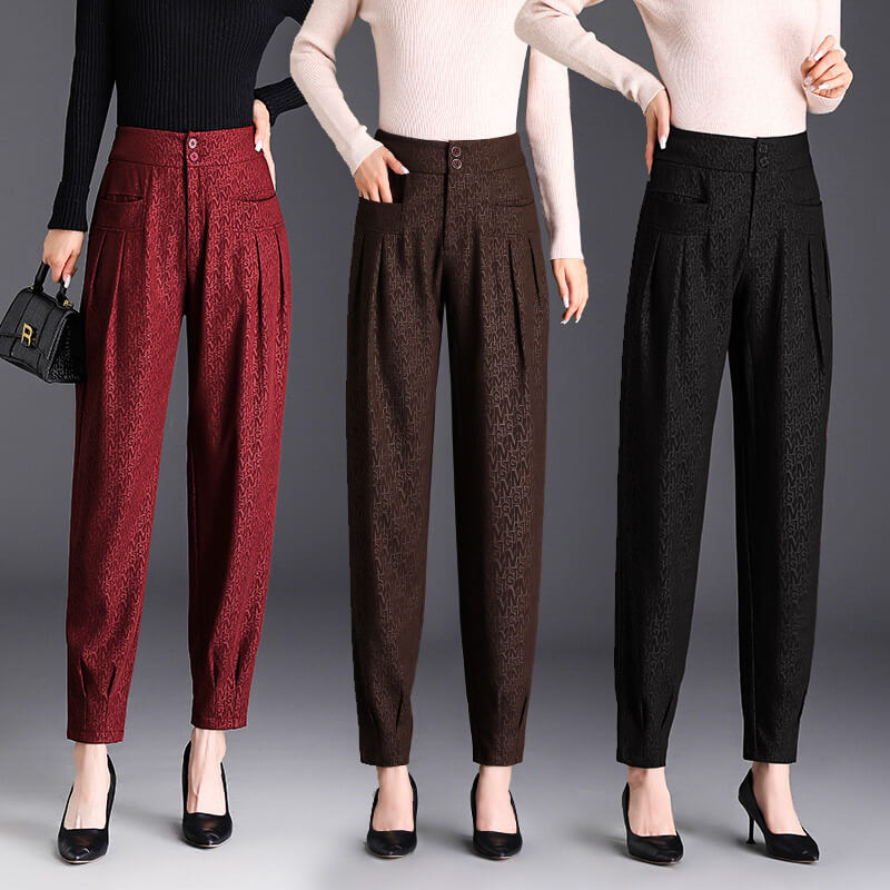 Margarette Satin-Touch Pants