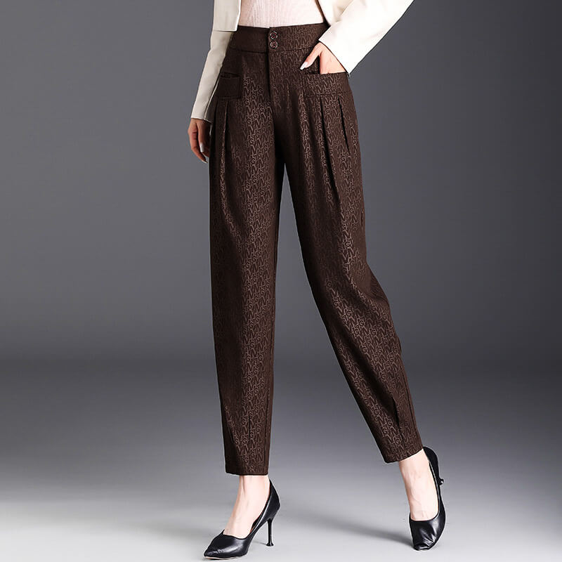 Margarette Satin-Touch Pants