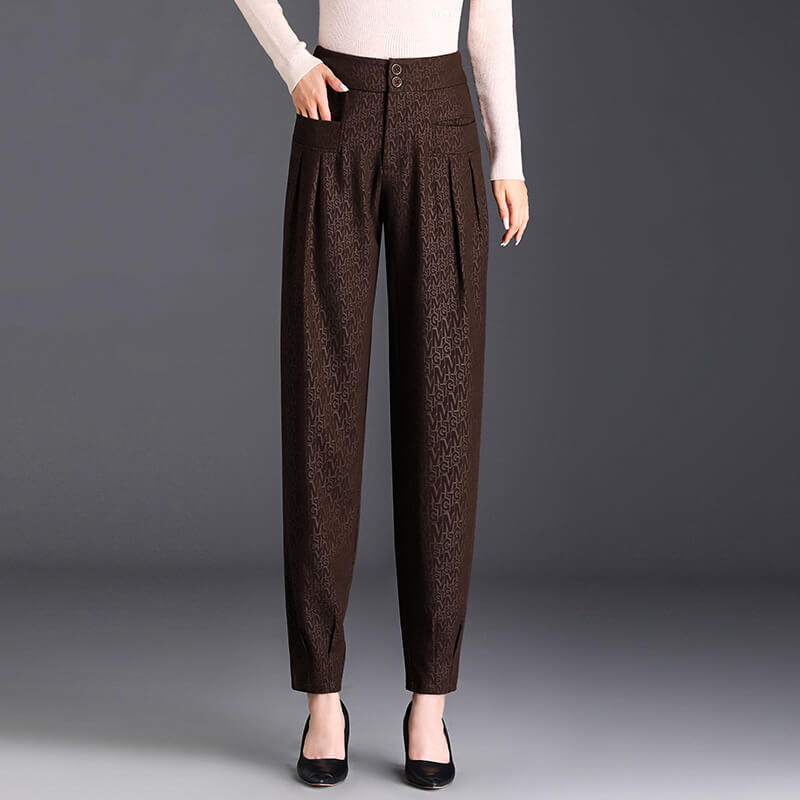 Margarette Satin-Touch Pants
