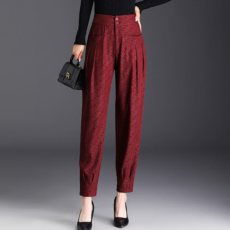 Margarette Satin-Touch Pants